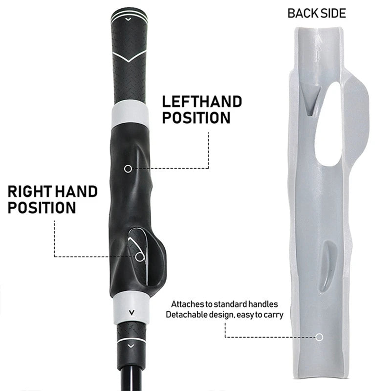 Golf Grip Training Aid Golf Club Handle for Swing Grip Trainer Left Right Hand Practice Aid
