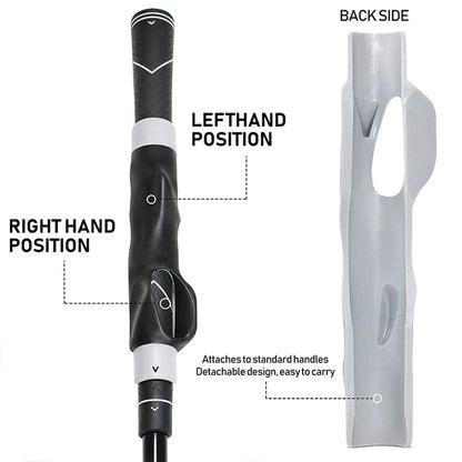 Golf Grip Training Aid Golf Club Handle for Swing Grip Trainer Left Right Hand Practice Aid